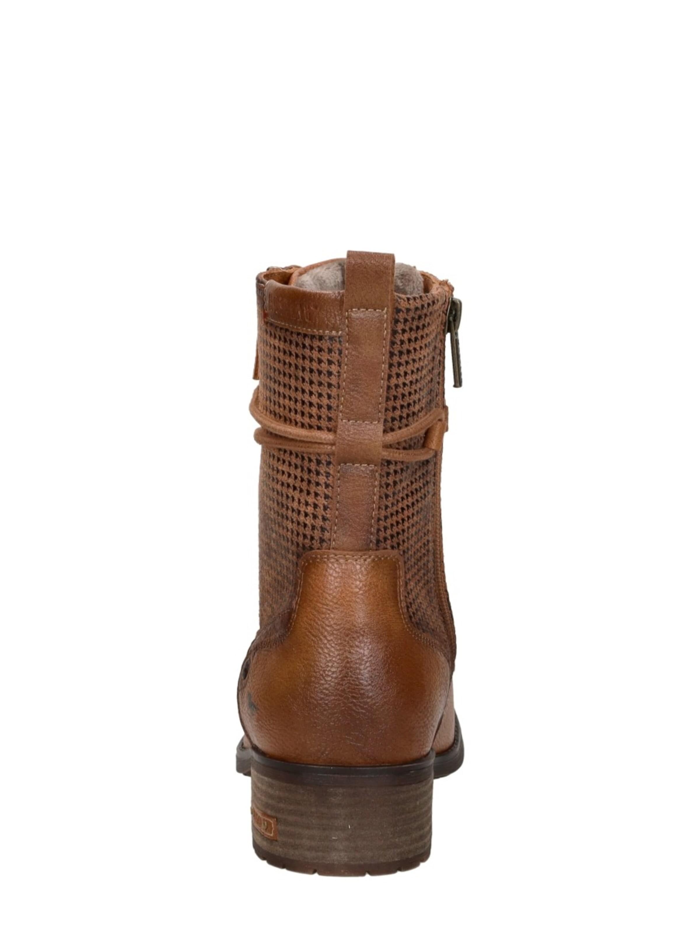 Bottines à lacets 'Veterschoenen Hoog' MUSTANG en marron