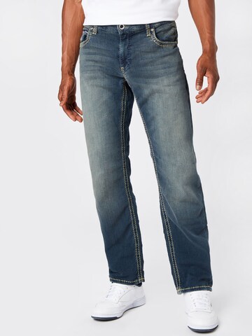 CAMP DAVID Regular Jeans in Blue: front