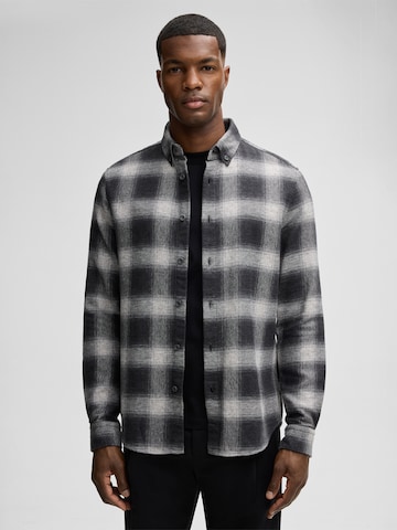 Coupe regular Chemise 'Corey' STRELLSON en gris : devant