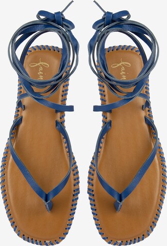 faina Sandalen met riem in Blauw