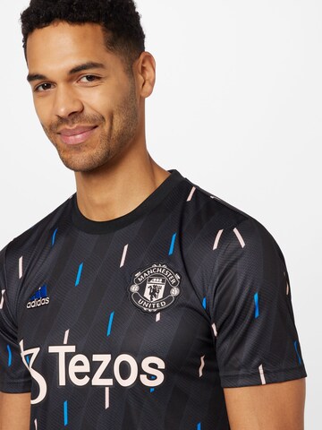 ADIDAS SPORTSWEAR Tricot 'Manchester United Pre-Match' in Zwart