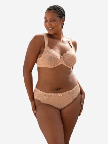 SugarShape T-shirt BH 'Clara Lace' in Beige