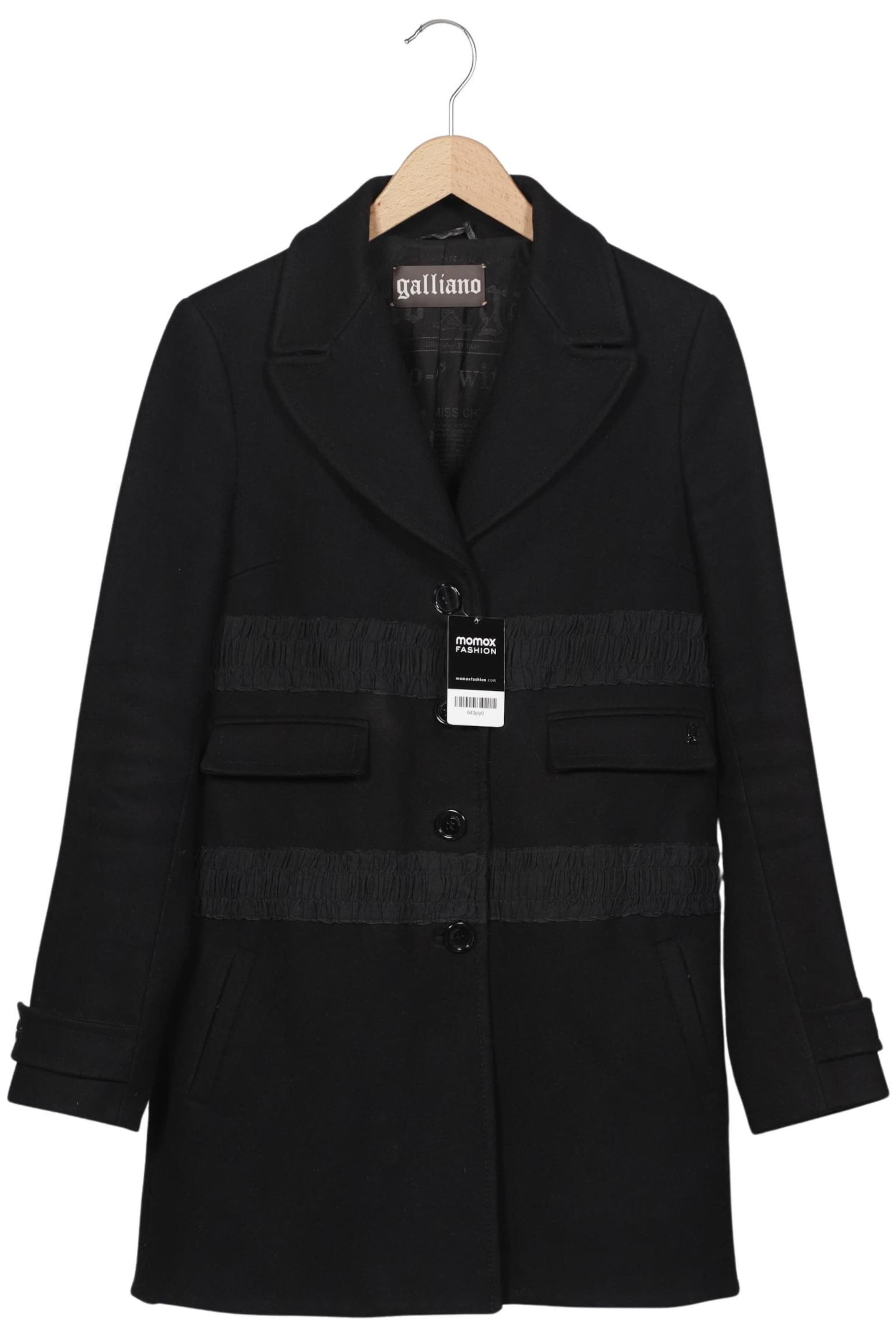 John Galliano Jacket & Coat in XS in Black: front