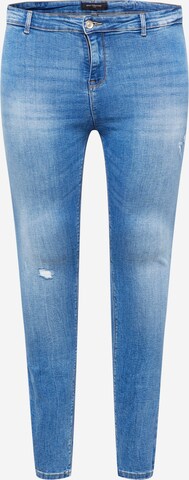 ONLY Carmakoma Slimfit Jeans 'CARHUBA' i blå: forside