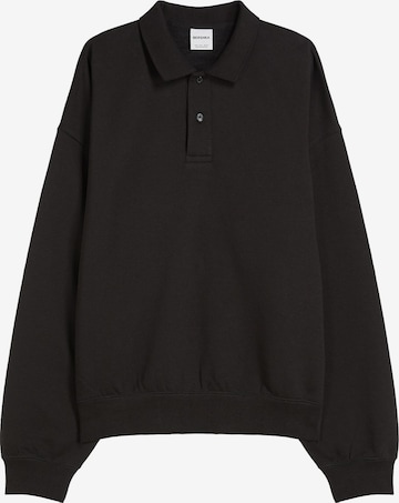 Felpa di Bershka in nero: frontale