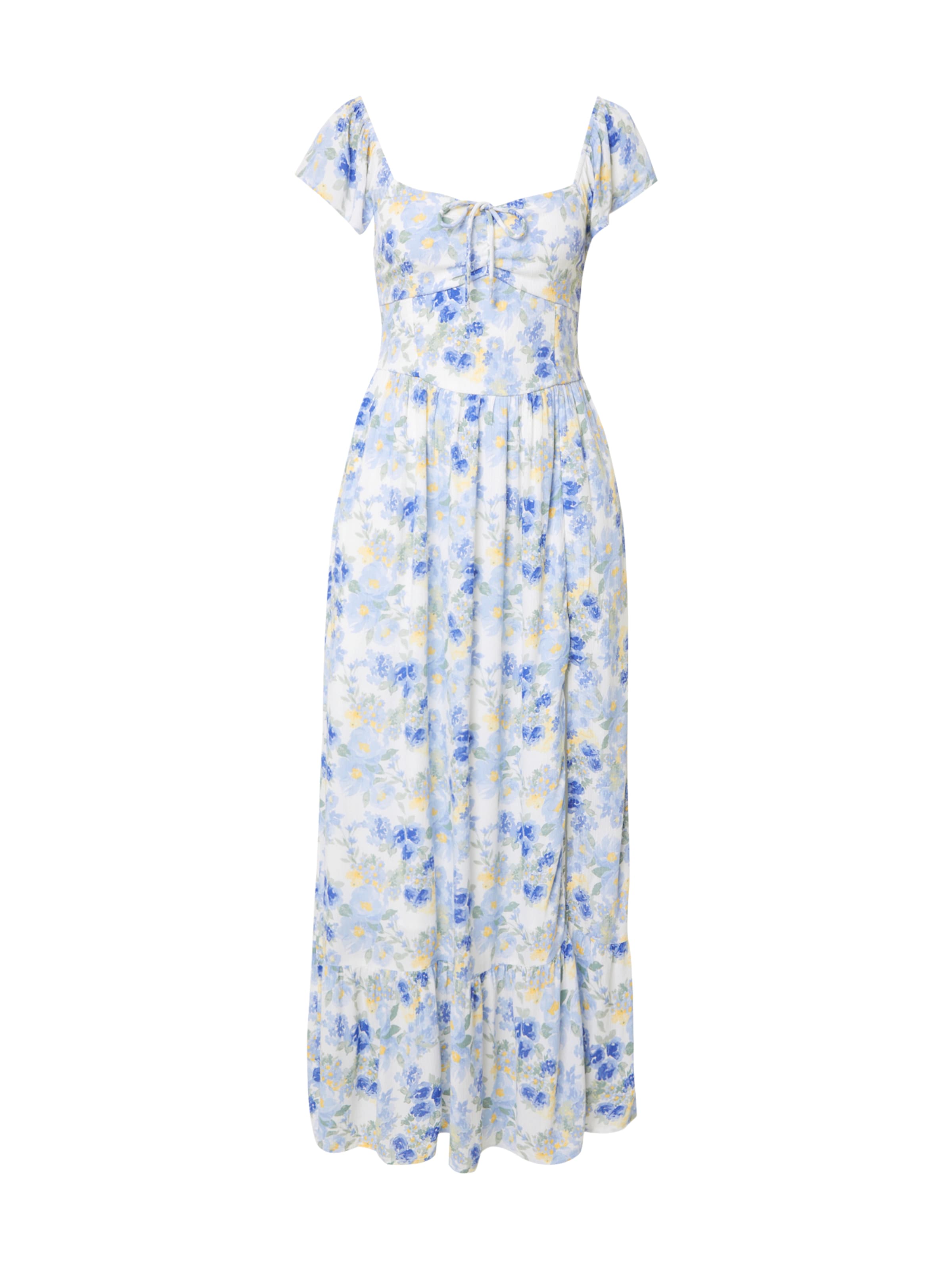 HOLLISTER Šaty – bílá: přední strana