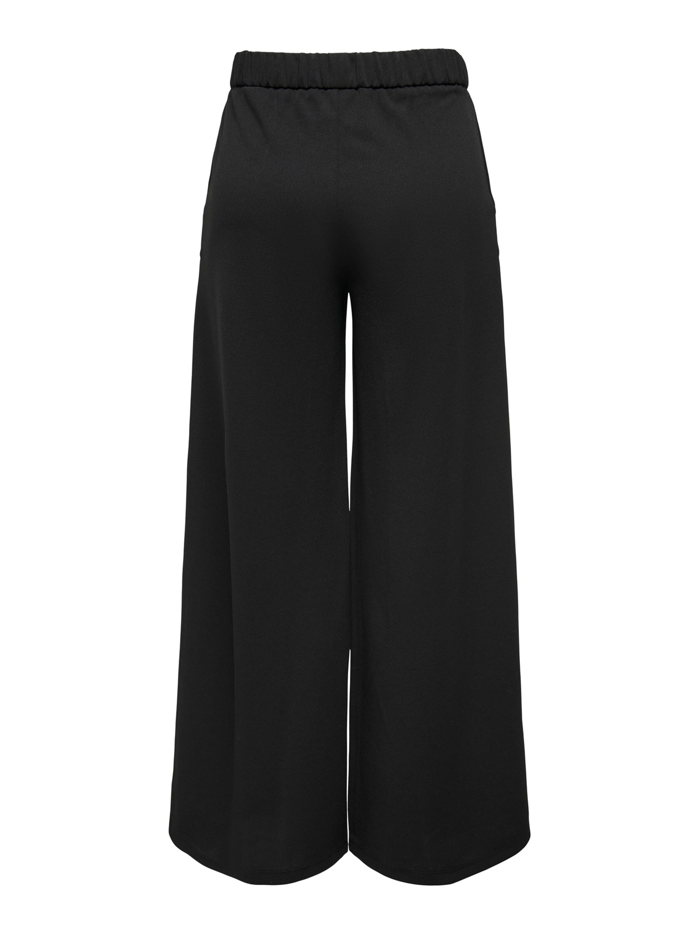JDY Petite Wide leg Broek 'JDYTANJA' in Zwart