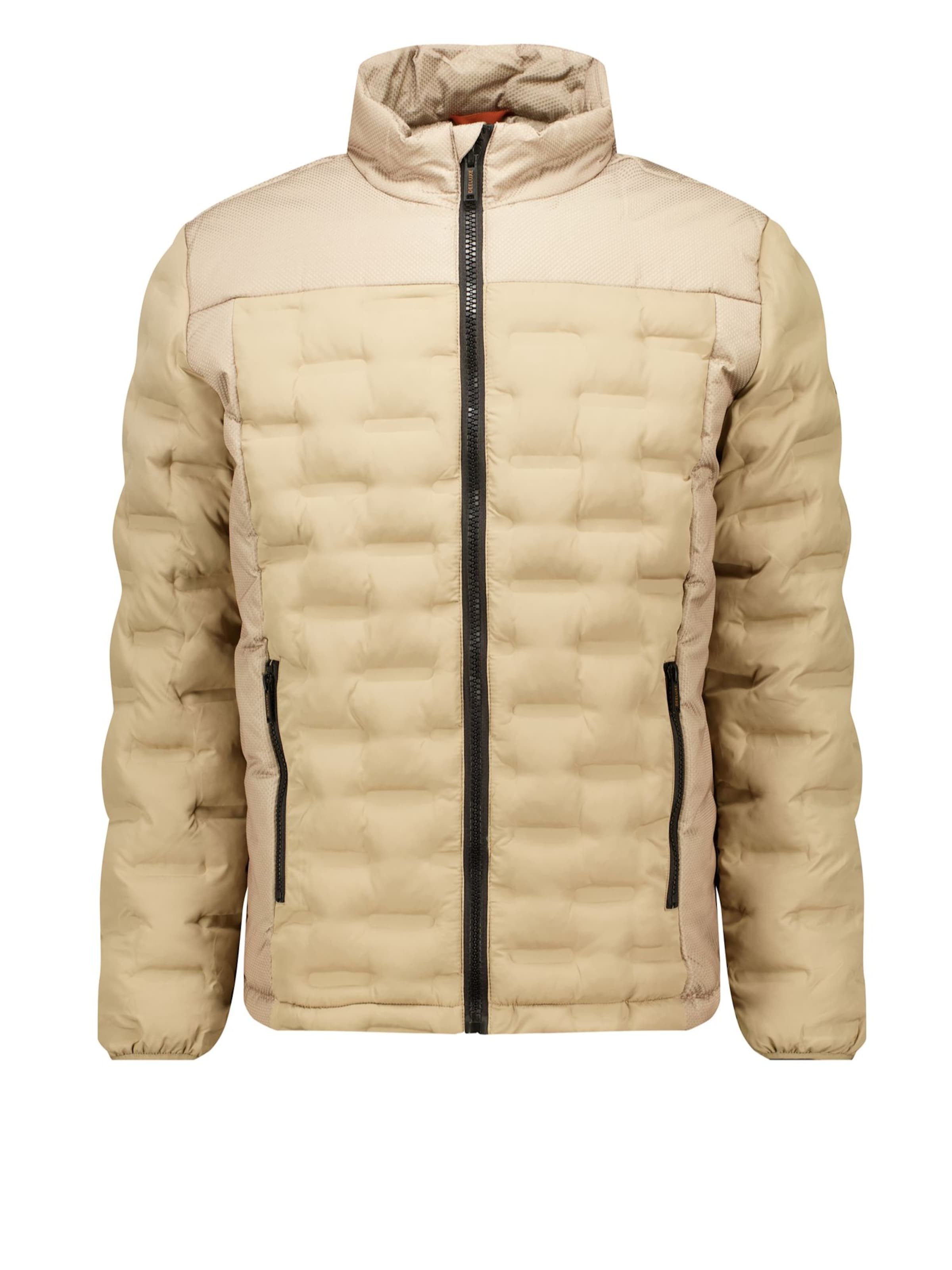 Manteau d’hiver Deeluxe en beige : devant