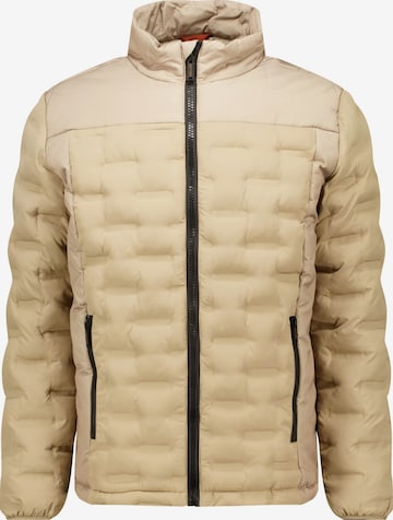 Manteau d’hiver Deeluxe en beige : devant