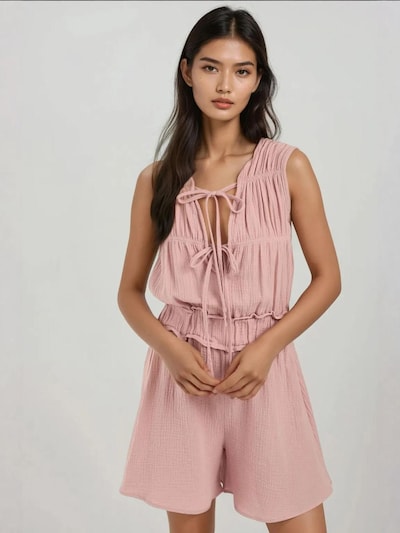 Hiccup Jumpsuit 'Overalls' in XS in pink / rosa, Produktansicht