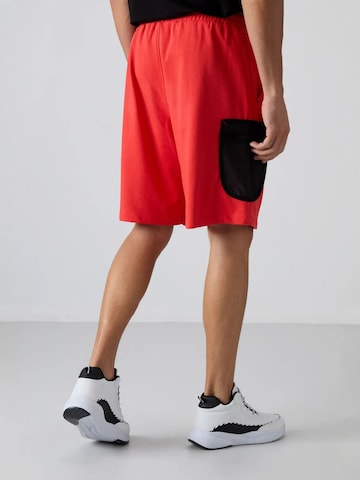 Tommy Life Wide leg Cargobroek in Oranje