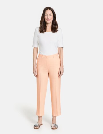 GERRY WEBER Regular Pleated Pants in Orange