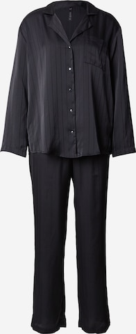 juoda Hunkemöller Pižama: priekis