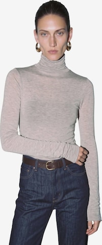 No Matter What Blouse in Grey: front