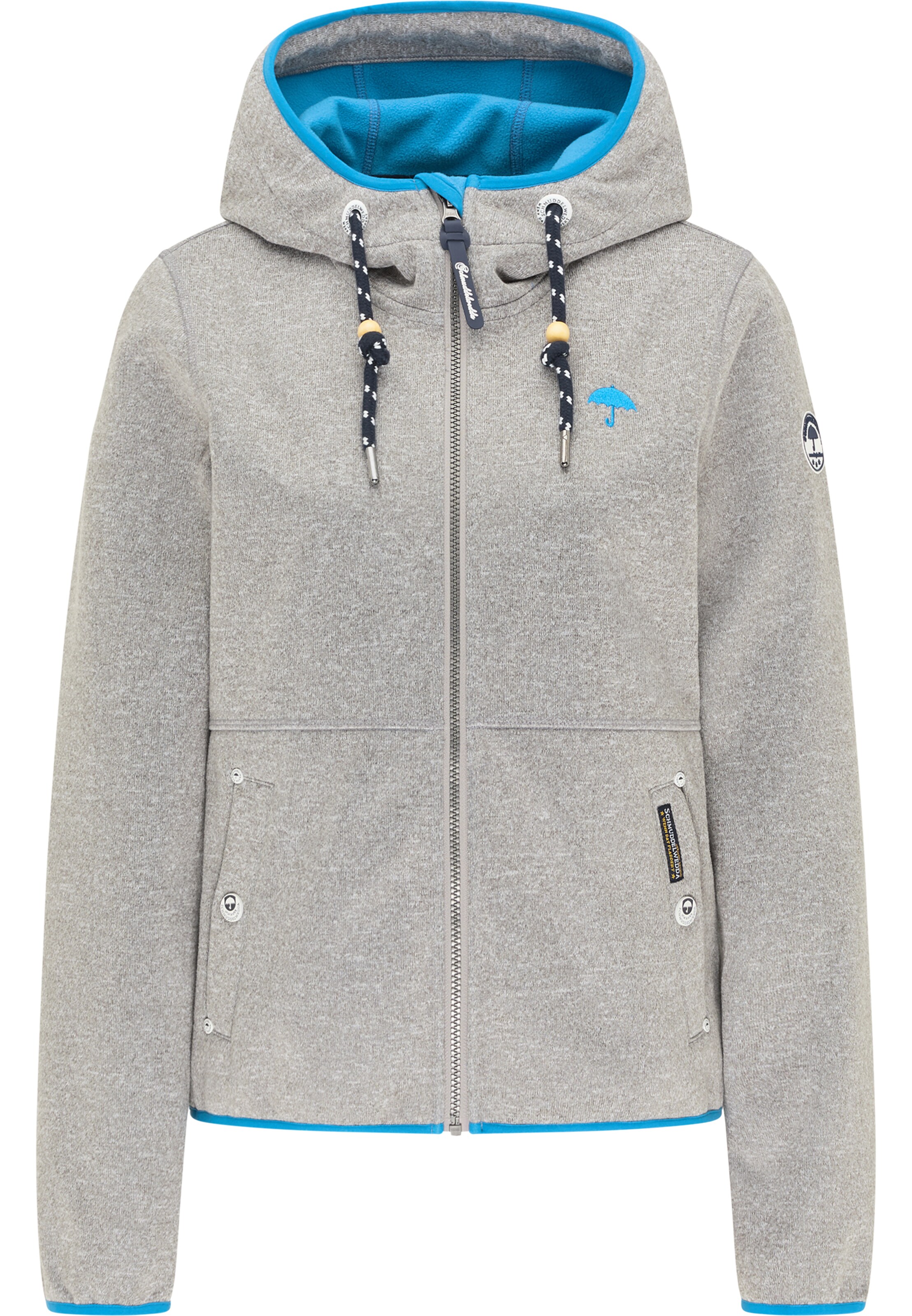 Schmuddelwedda Funktionsjakke i grå: forside