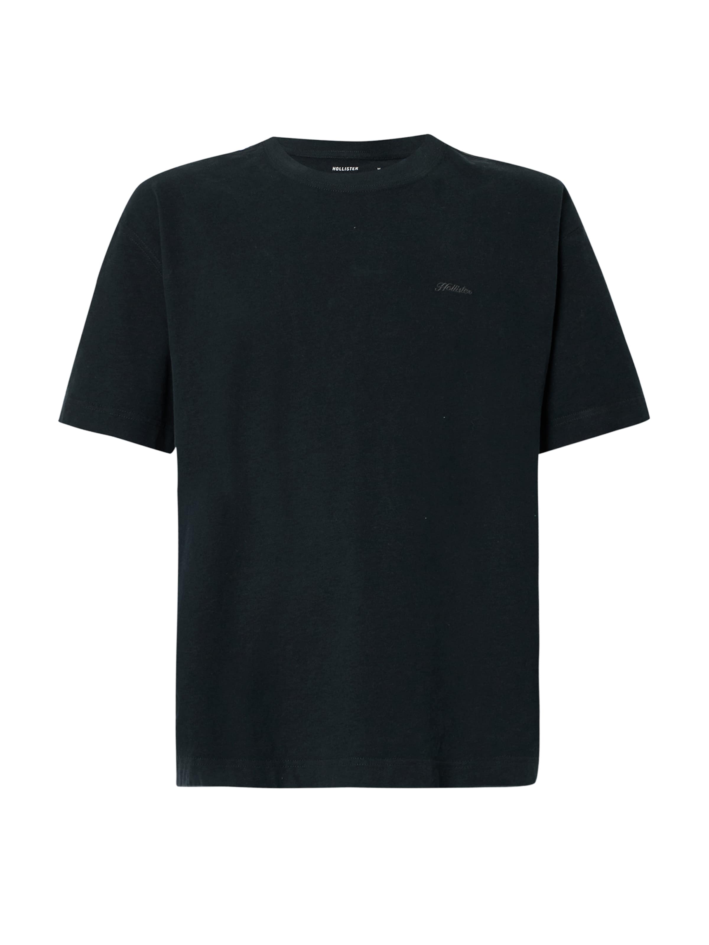 HOLLISTER Μπλουζάκι σε μαύρο: μπροστά