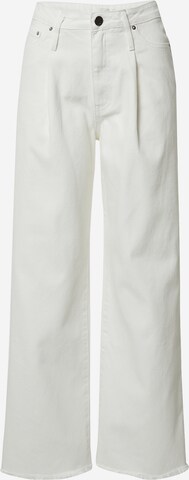 LeGer by Lena Gercke Wide leg Pleated Jeans 'Greta' in White: front