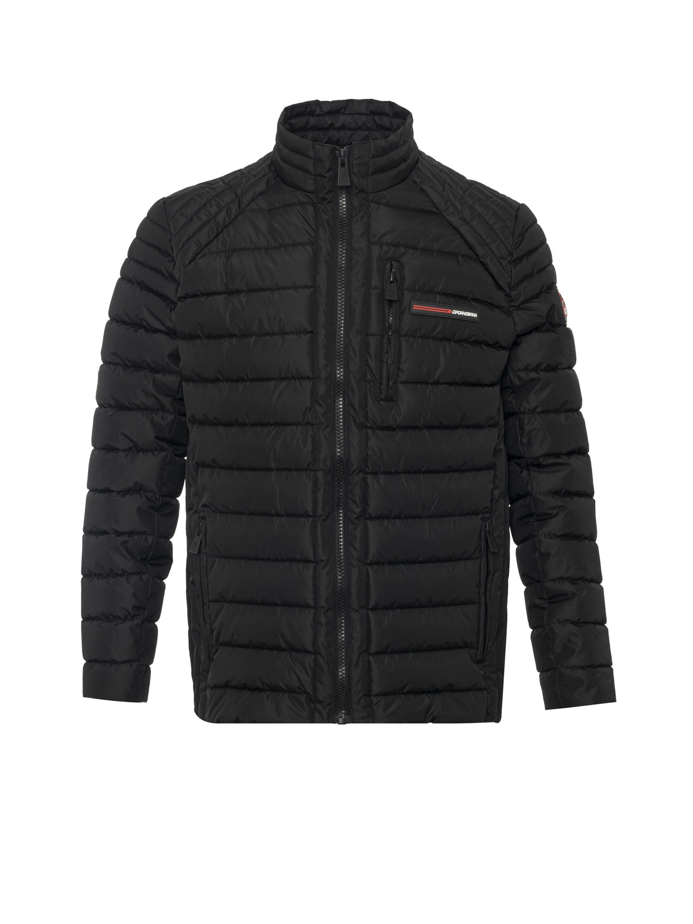 CIPO & BAXX Winterjas 'CM225 ' in Zwart: voorkant