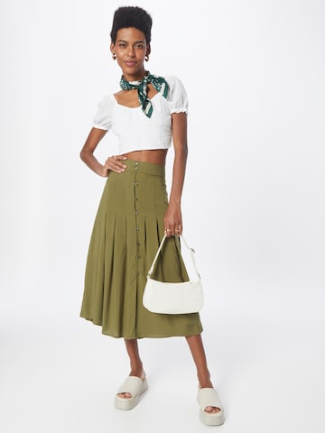 Fransa Skirt in Green