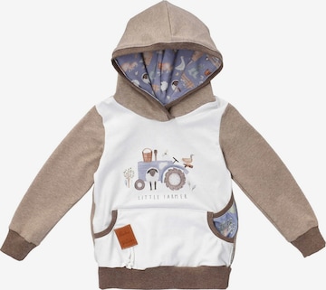 Land-Juwelen Hoodie 'Bauernhof' in Beige: Vorderseite