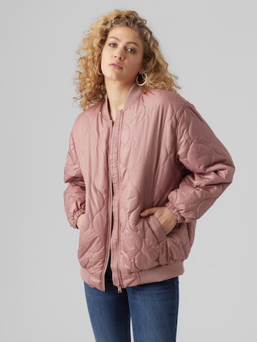 VERO MODA Overgangsjakke i pink: forside