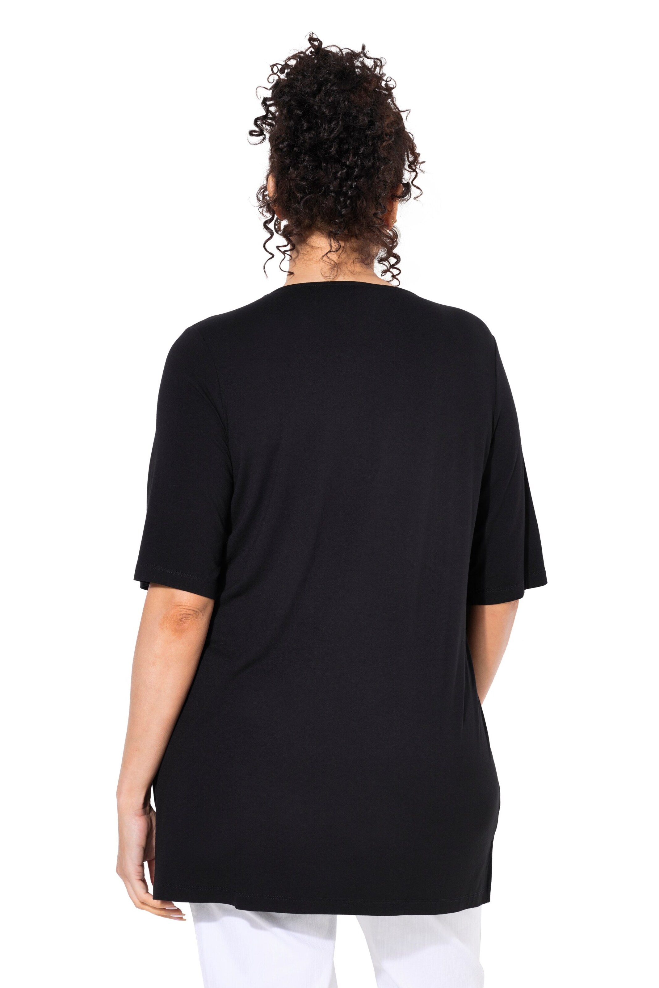 Ulla Popken Shirt in Zwart