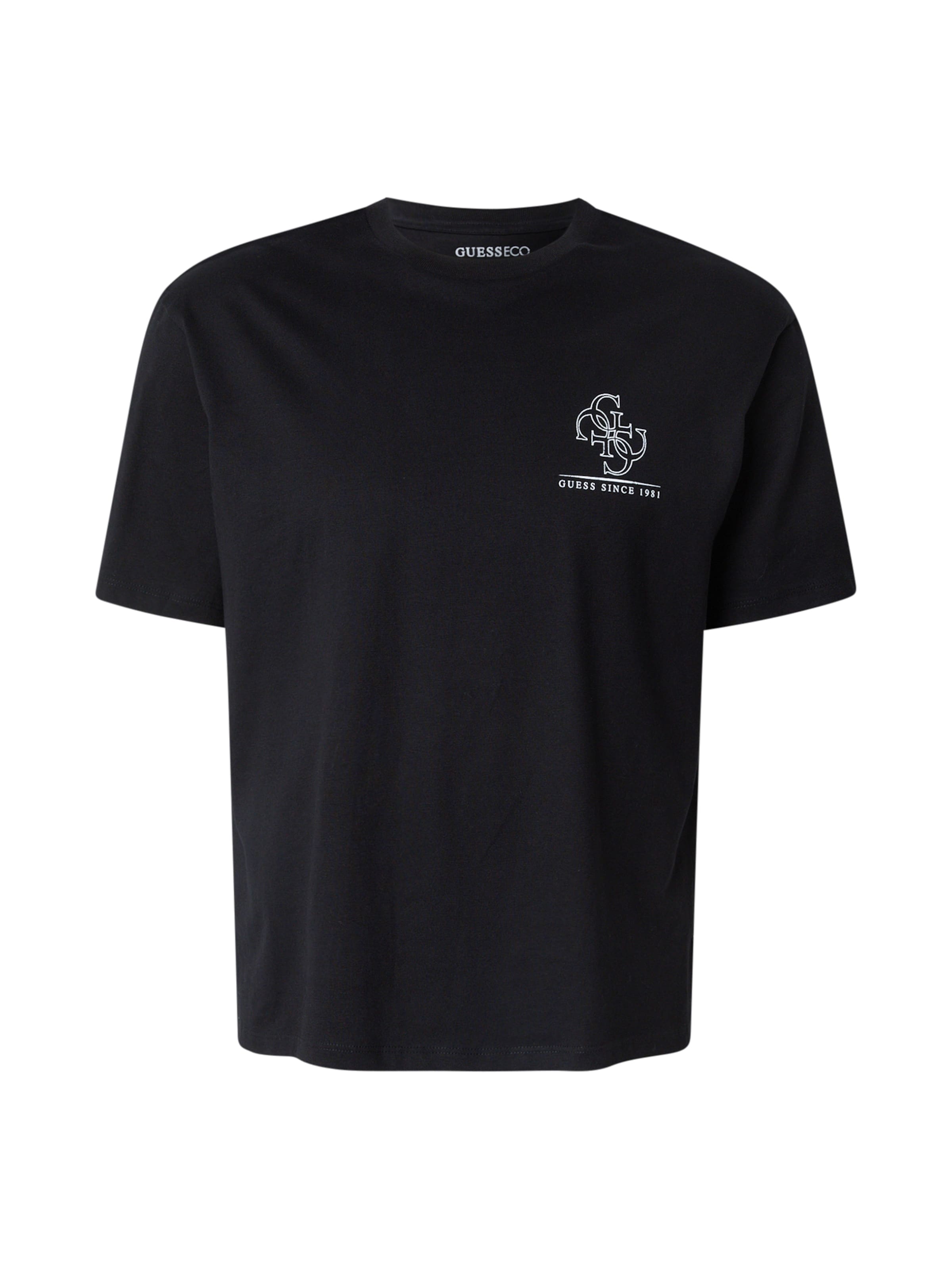 GUESS Tričko – černá: přední strana