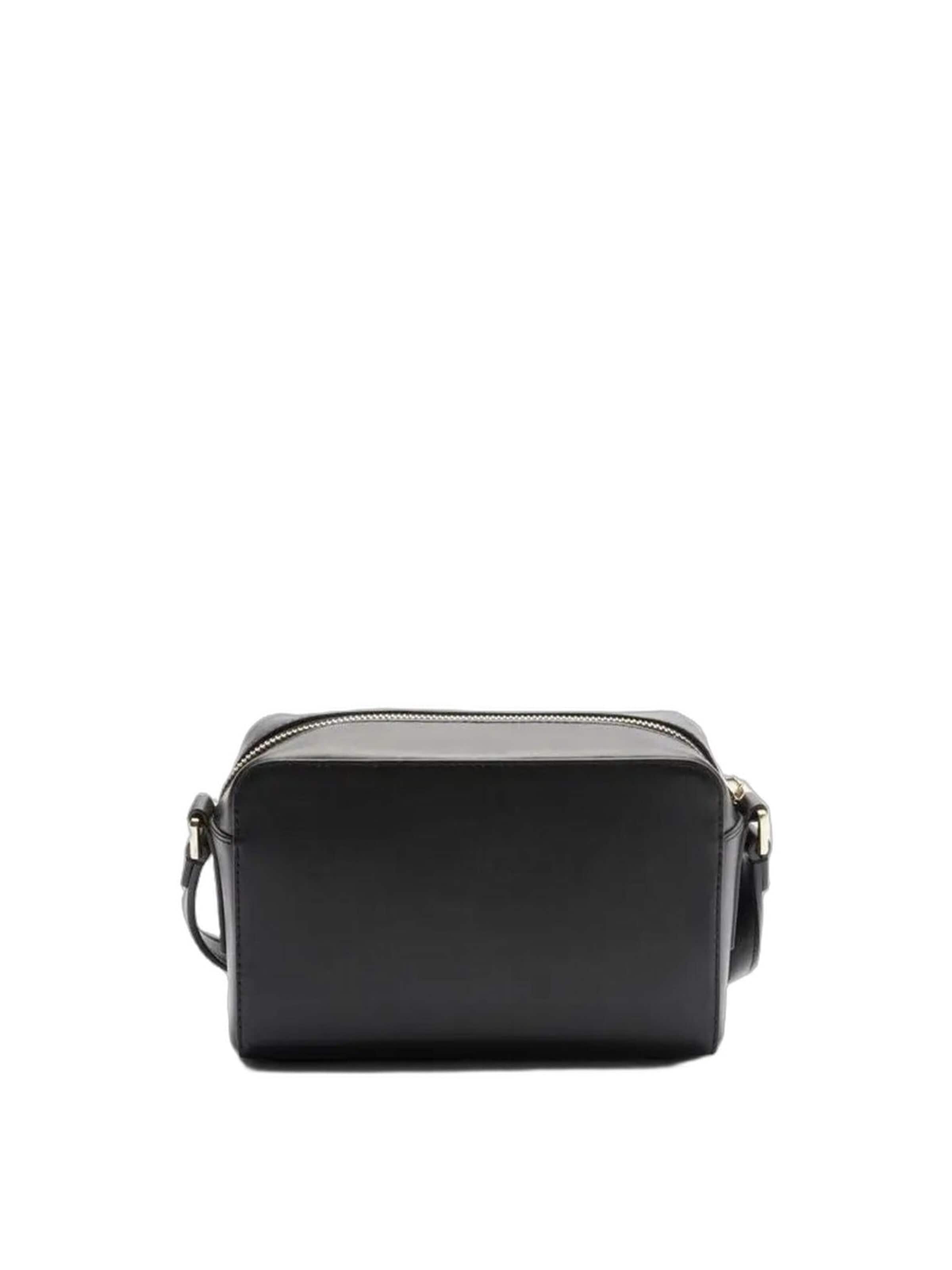 LACOSTE Válltáska 'Lacoste Sac à bandoulière Noir' - fekete