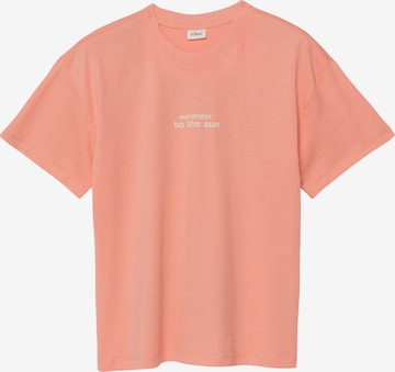 s.Oliver Shirt in Orange: front