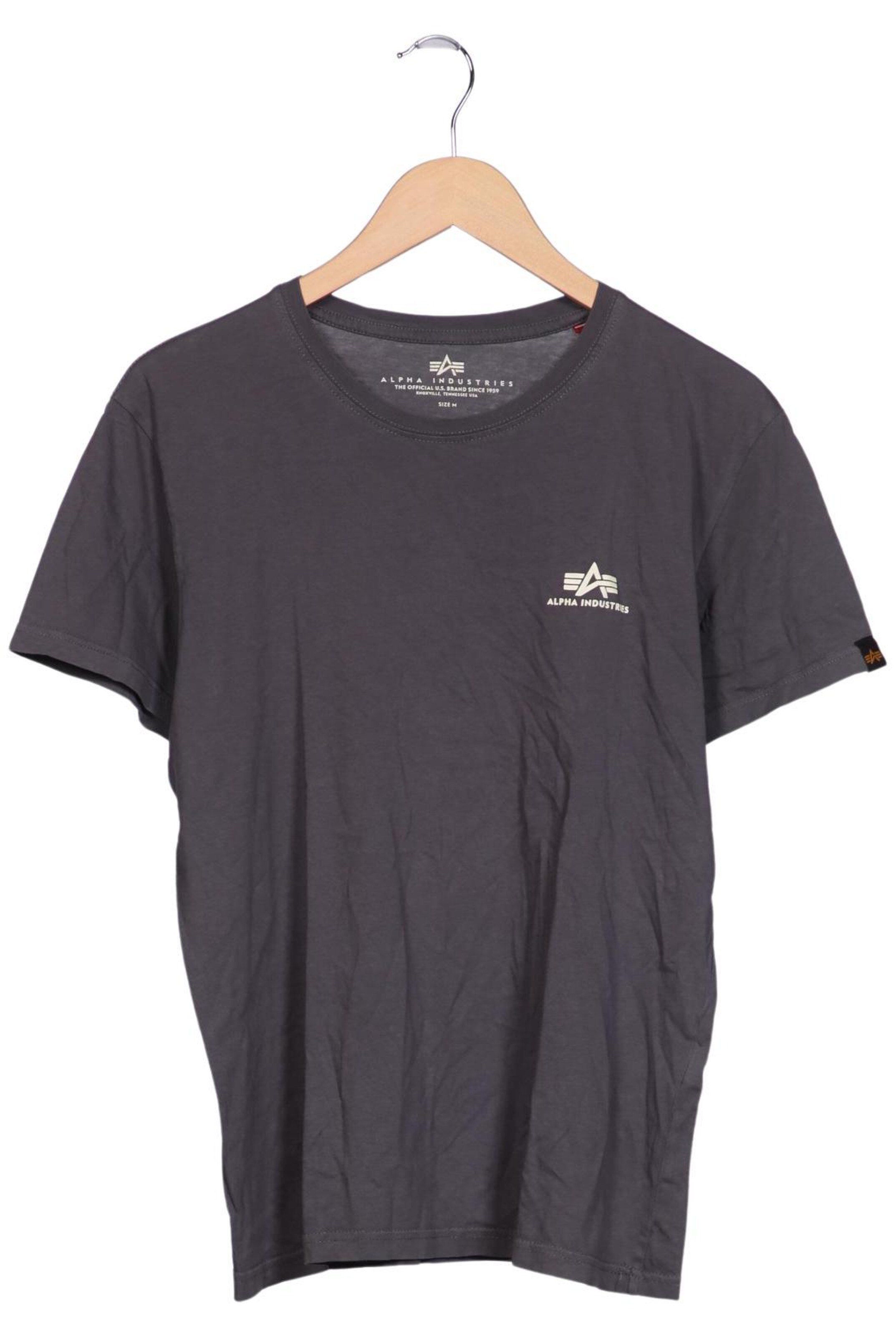 ALPHA INDUSTRIES Shirt in M in Grey: front