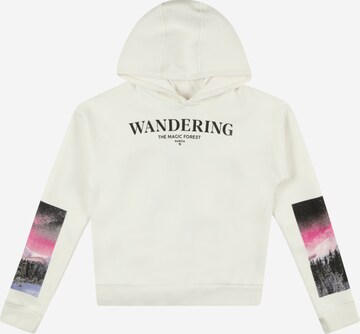 GARCIA Sweatshirt in White: front
