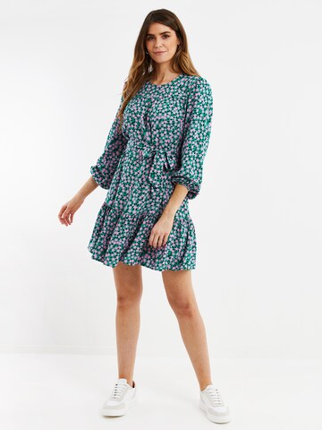 Threadbare Dress 'Laces' in Green
