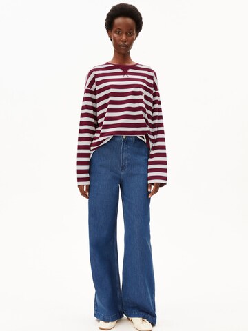 ARMEDANGELS Oversized shirt 'ICONIC Å FIETAA' in Red: front