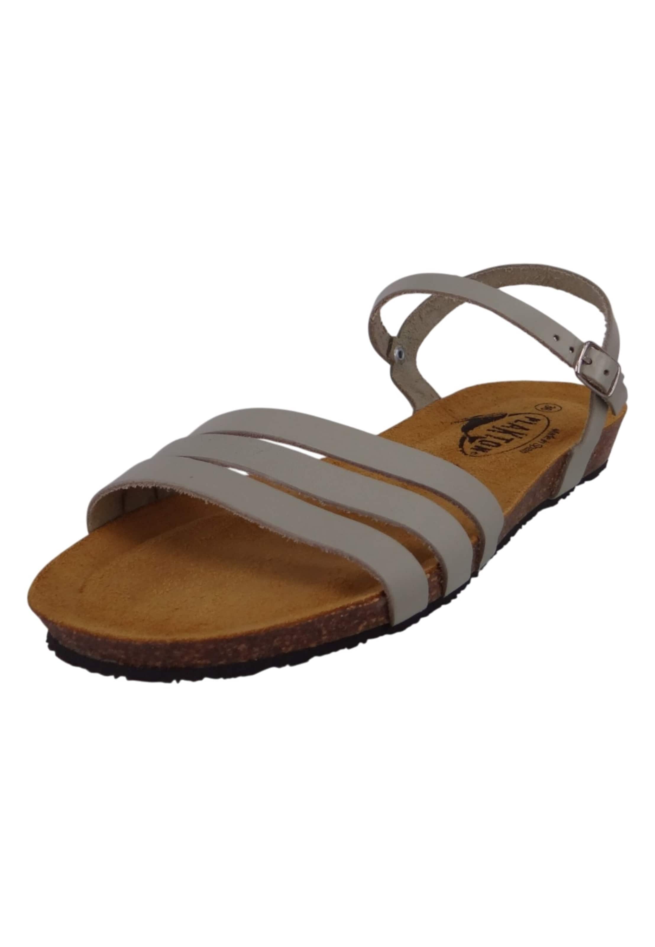 Plakton Sandales à lanières 'Fran Alou' en kaki, Vue avec produit