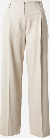 GERRY WEBER Wide Leg Bundfaltenhose in Beige: predná strana