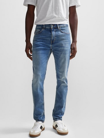 BOSS Orange Slim fit Jeans 'Delano' in Blue: front