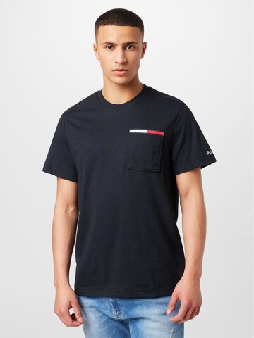 Tommy Jeans Shirt in Zwart: voorkant