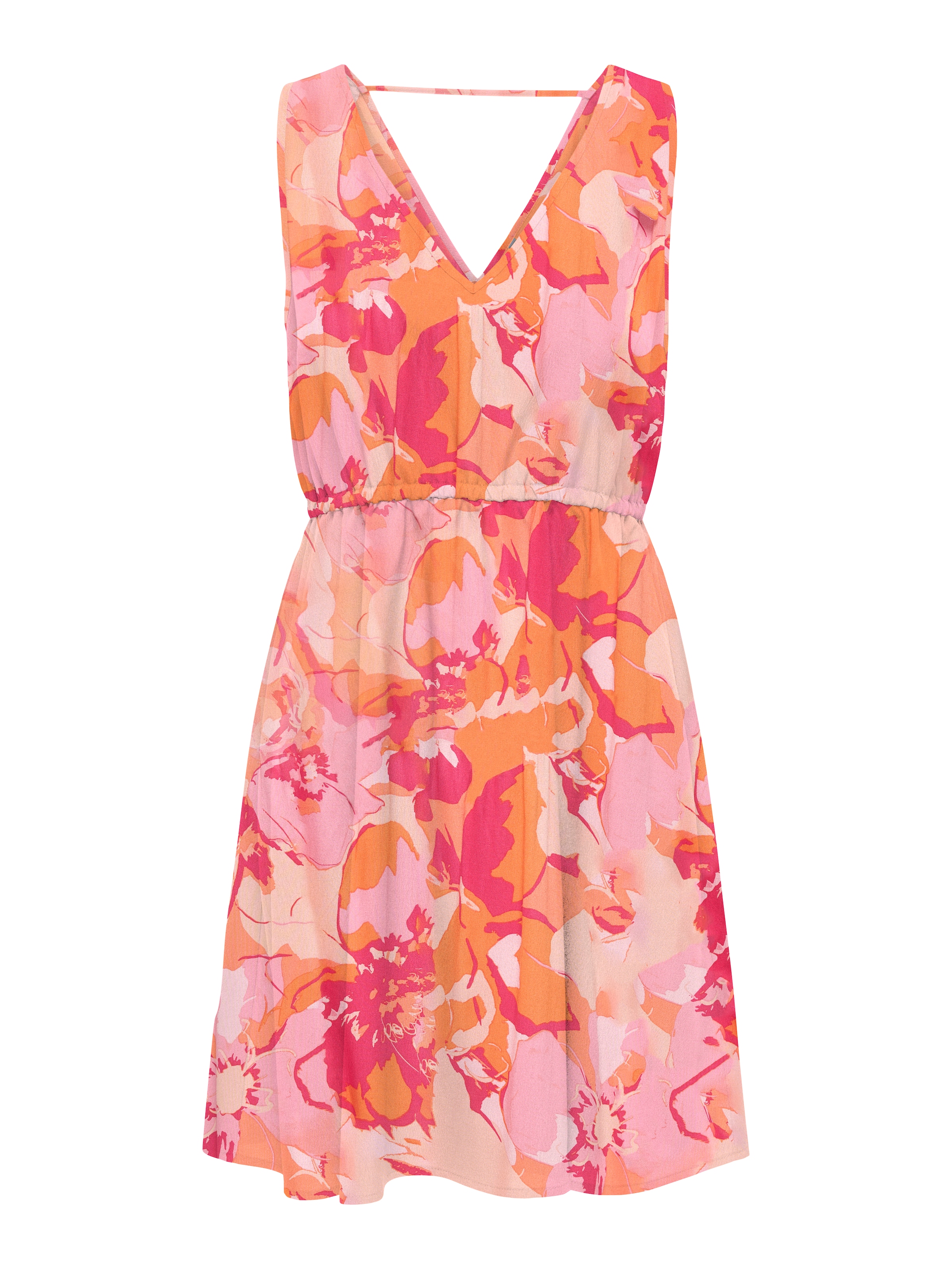 ONLY - Vestido de verano 'ONLNOVA SARA' en naranja: frente