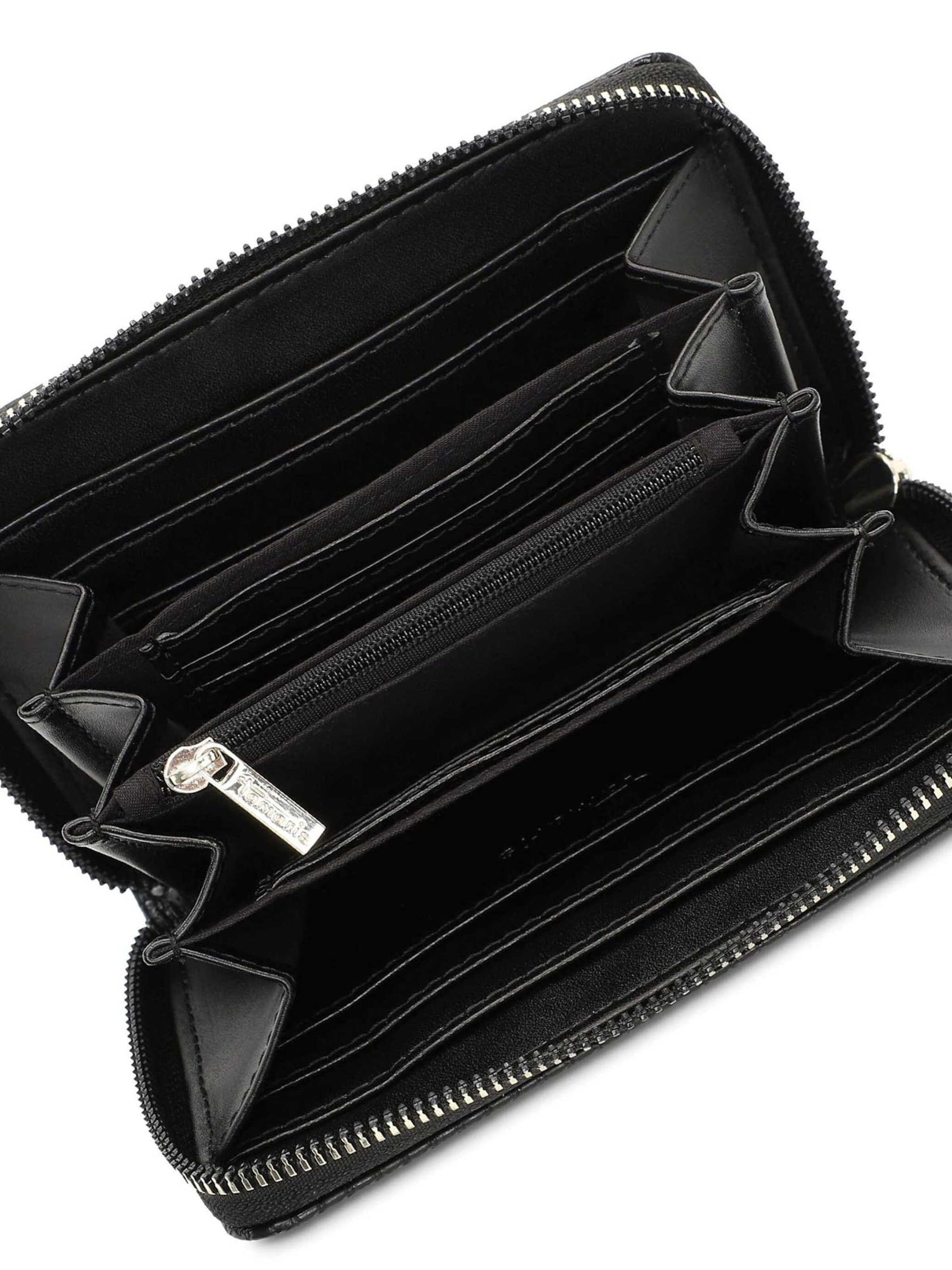 Portofel 'Fiorella' de la Tamaris pe negru: sus