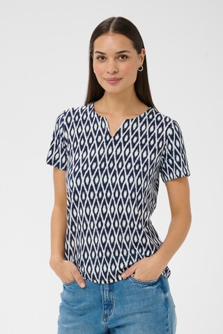 Kaffe Koszulka 'Abella' w kolorze niebieski: przód