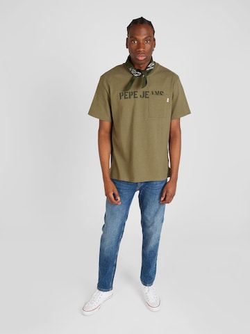 Pepe Jeans T-Shirt 'COSBY' in Grün