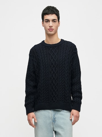 Pull-over Abercrombie & Fitch en bleu : devant