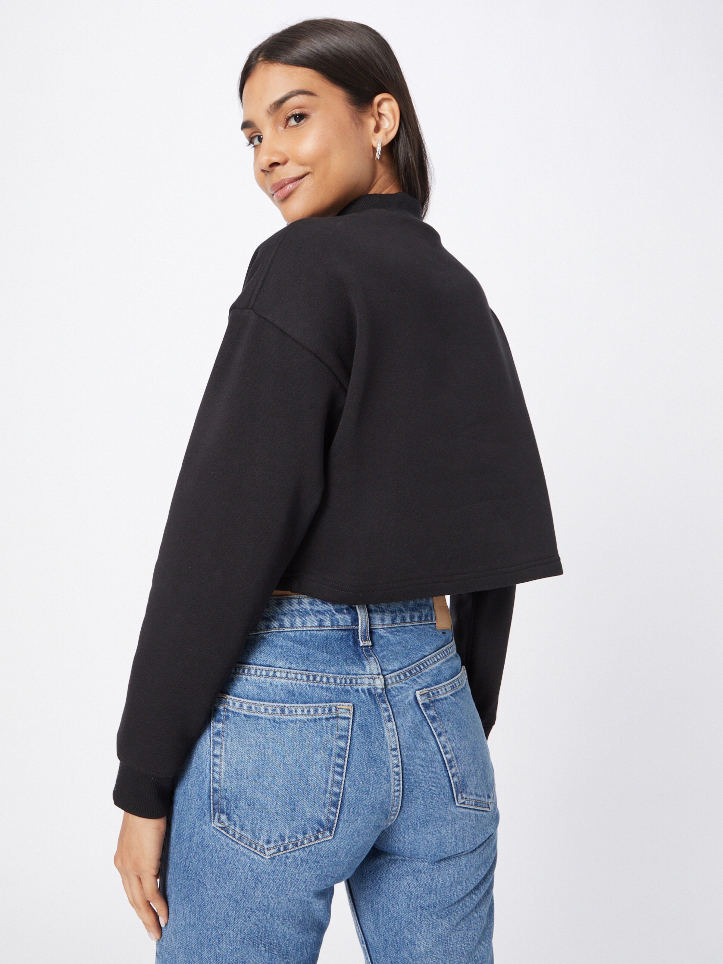 Frauen Sweat Urban Classics Sweatshirt in Schwarz - HM45427 Frauen Sweat Urban Classics Sweatshirt in Schwarz - HM45427
