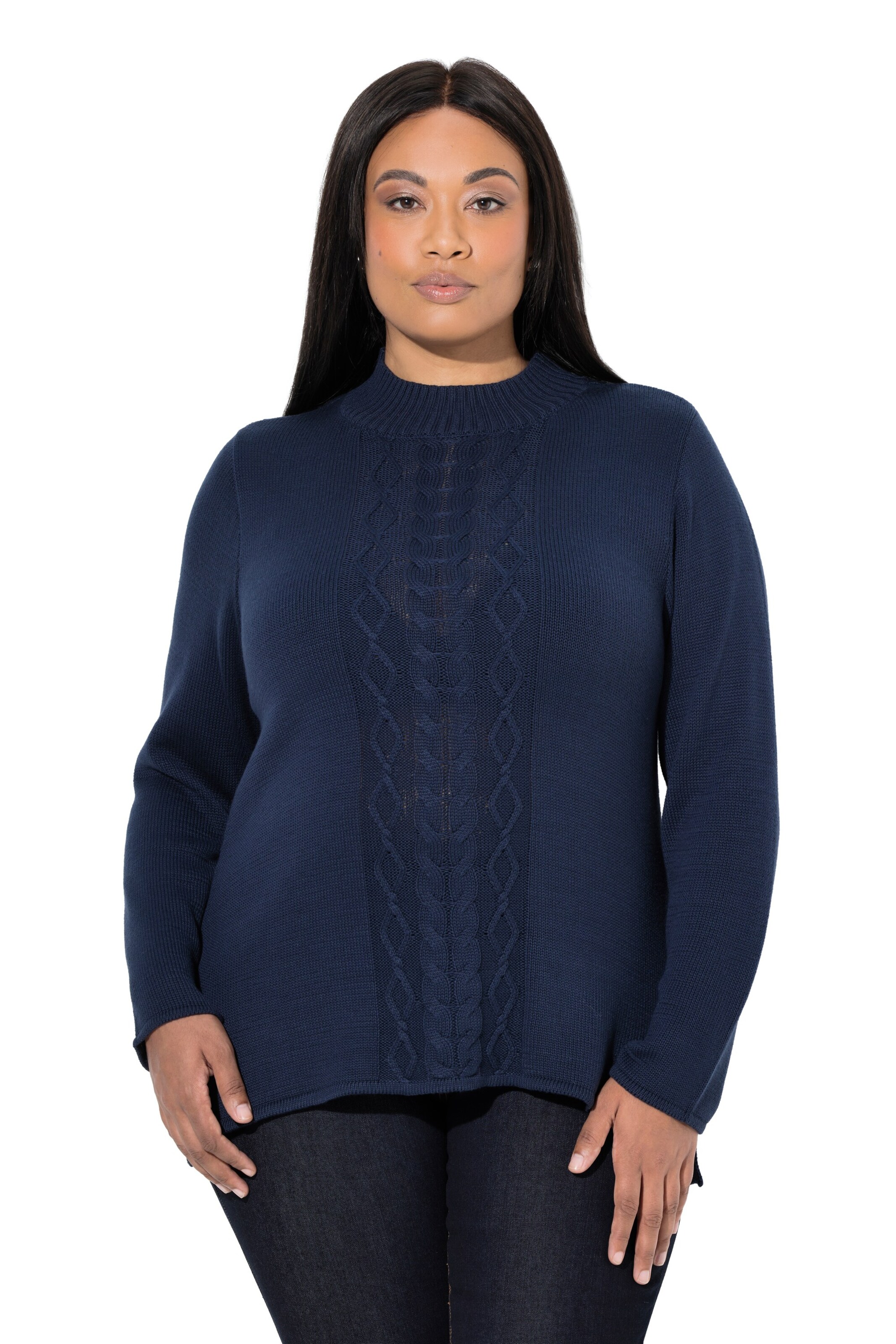Ulla Popken Pullover in Blau: Vorderseite
