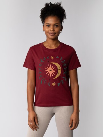 T-shirt 'Love And Flex' Watapparel en rouge : devant