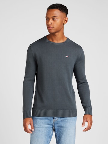 Tommy Jeans Tröja 'ESSENTIALS' i grå: framsida