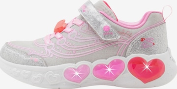 SKECHERS Tennarit 'ENCHANTED HEART LIGHTS' värissä hopea: etupuoli