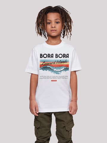 F4NT4STIC T-Shirt 'Bora Bora Leewards Island' in Weiß: predná strana