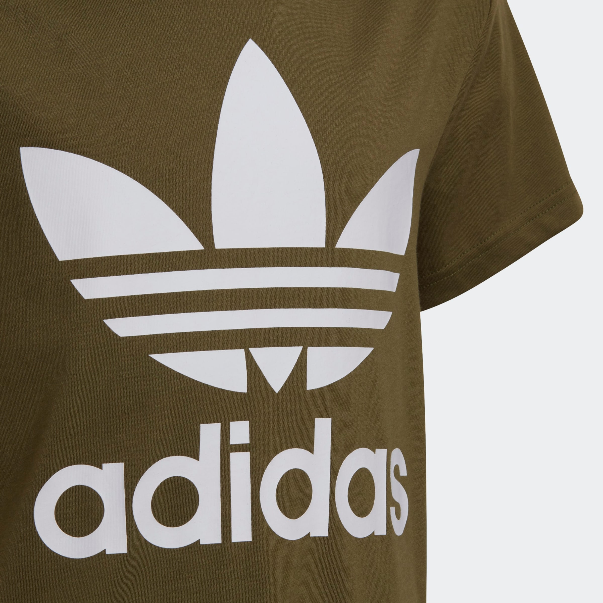 adidas trefoil gold