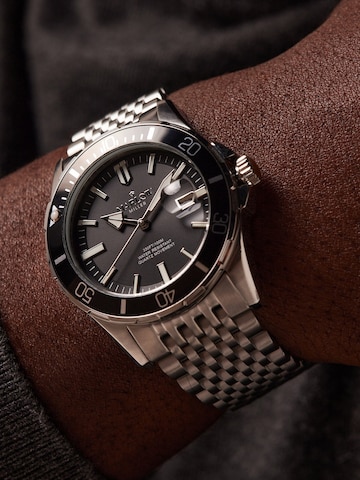 Lucardi Analoog horloge in Zilver: voorkant